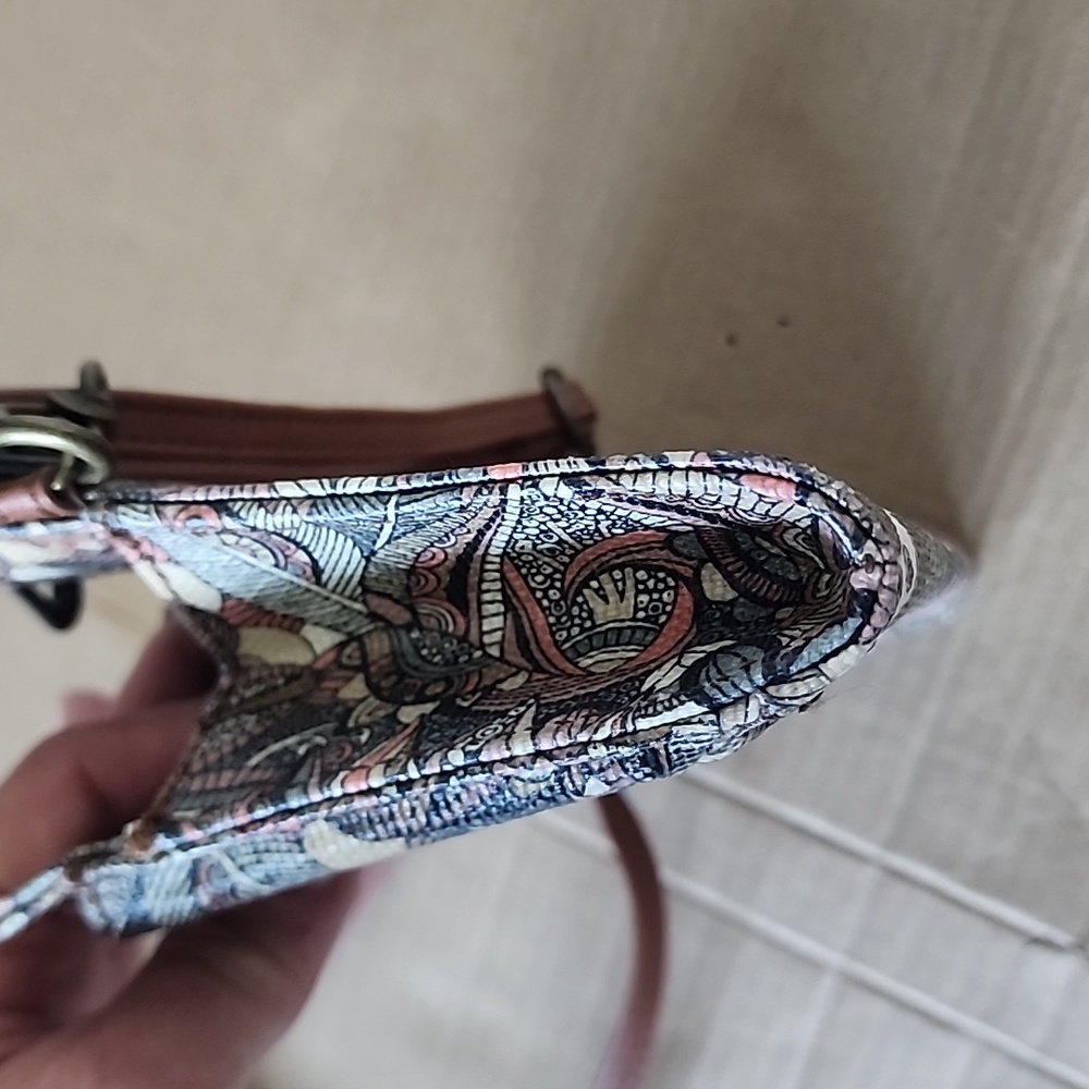 Sakroots brown floral crossbody purse - Picture 6 of 8